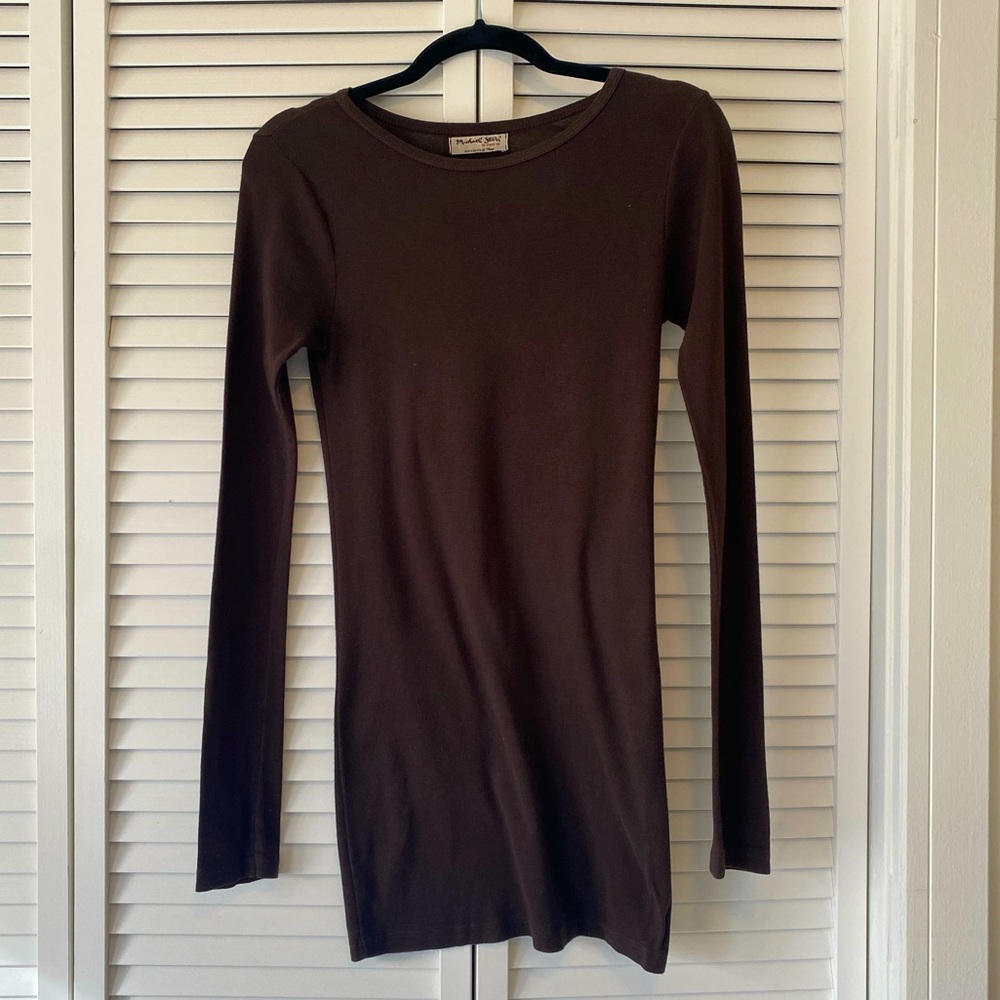 Michael Stars Brown Long Sleeve